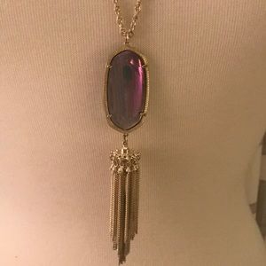Kendra Scott Eva reversible tassel necklace